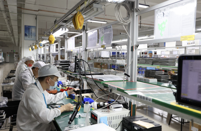 Shenzhen Emdoor Information Co., Ltd productielijn van de fabrikant